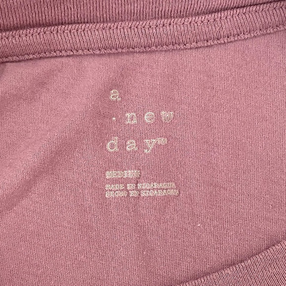 Mauve Crewneck Short Sleeve Tee - Picture 7 of 7